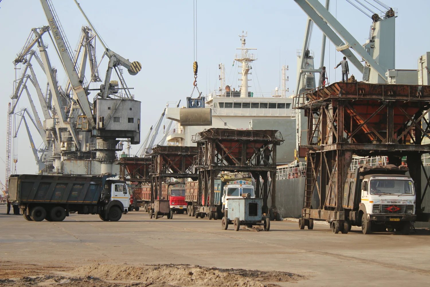 On the berth at a Gujarat port